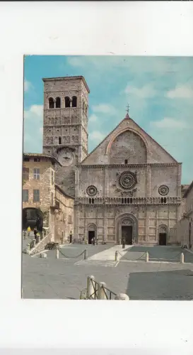 BF23196 assisi catedrale di san rufino italy front/back image