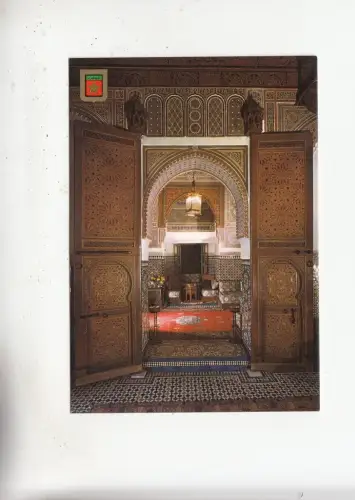 BF27973 Interior Salon Arabe Hotel Jamel Fes Marokko Front/Back Bild