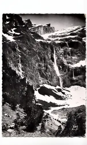 BF13061 gavarnie la grande cascade france front/back image