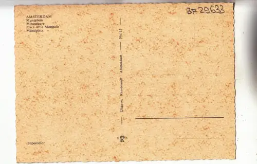 BF29633 muntplein amsterdam netherland front/back image