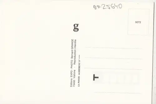 BF25640 Querformat Frankreich Vorder-/Rückbild