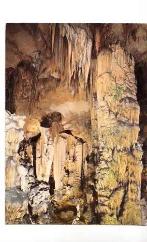 BF14317 grotte des demoiselles herault une colonne dans france front/back image