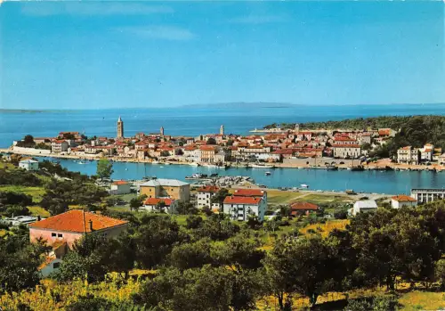 B109208 Kroatien Rab Panorama Boote Gesamtansicht Bateaux