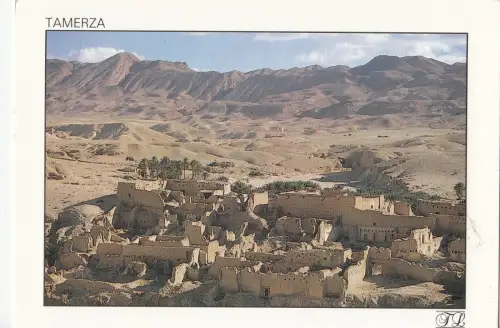 BF18654 tamerza la village ancien tunisia front/back image