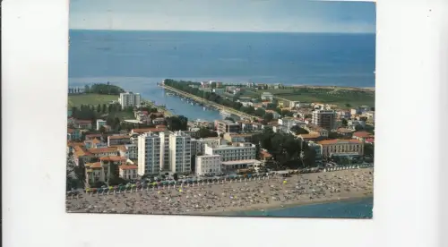 BF24240 lignano sabbiadoro la spiaggia ed il particolo italy front/back image