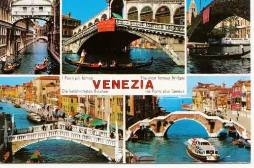 BF13739 ponte dei sospiri venezia italy front/back image