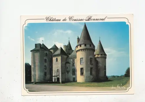 BF22440 Schloss Mittelalter 70 Coussac Bonneval Frankreich Vorder-/Rückbild