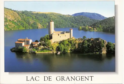 BF13736 l ile de grangent les gorges de la loire france front/back image