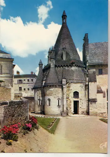 BF15809 abbaye de fontevraud m et l tour d evrauit france front/back image