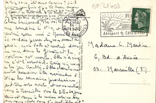 BF21403 schönes la vieille ville la rue rossetti france Vorder-/Rückbild