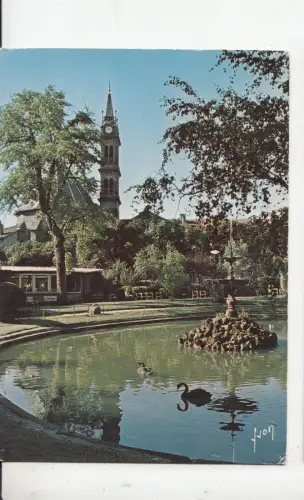 BF21032 aurillac cantal le square et l eglise france front/back image