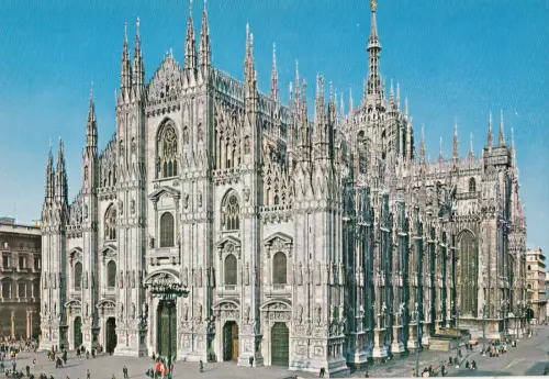 BF13768 milano il duomo italy front/back image