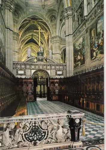 BF12519 coro deii certosini certosa di pavia italy front/back image