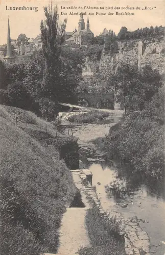 BR46742 La Vallee de la alzette au pied des rochers du Bock Luxe Luxembourg