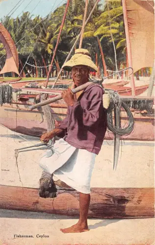 BG32713 Fischer Ceylon Sri Lanka Typen Folklore