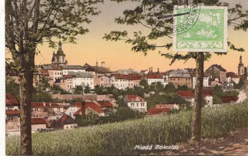 B81957 Mlada Boleslav Jungbunzlau Tschechien Vorder-/Rückbild