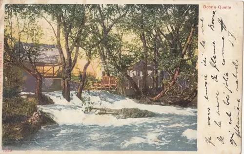 B77850 bosna quelle bosnia scan front/back image