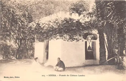 BF35817 biskra fumoir du chateau landon algeria front/back scan