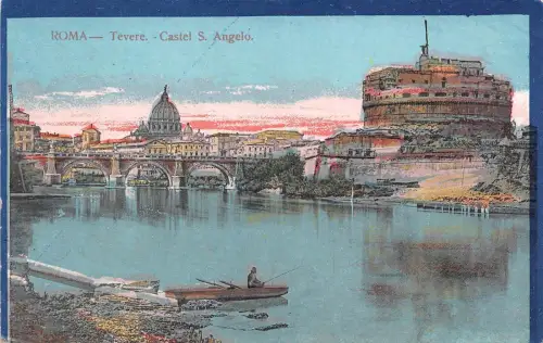 BR32629 Roma Tever e castel S. Angelo e pe delcampe la br32629