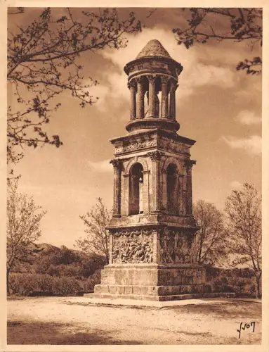Br45014 Saint Remy de provence le mausolee Publicite Salsanos Sel Brause