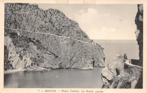 BR44388 Phare carbon la roche percee Bourgie algeria