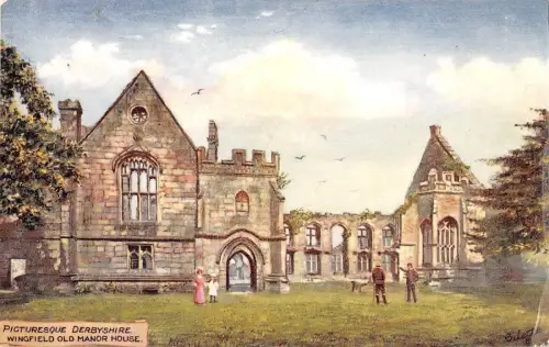BR67413 Herrenhaus Wingfield Old Manor House Derbyshire UK 14x9cm