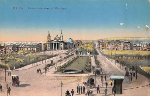 BR44147 Malta Panoramablick Floriana Malta