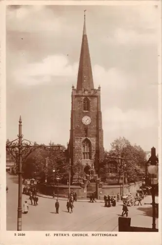 BR70299 St Peter S Church Nottingham Wagen Echtfoto UK