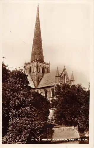 BR70234 St Cuthbert's Church Darlington Echtfoto UK
