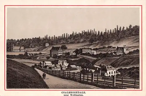 BR70296 Coalbrookdale near wellington uk