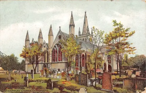 BR67235 st nicholas church gt yarmouth uk 14x9cm