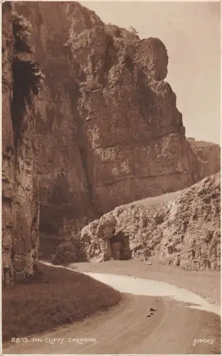 BR68788 the cliffs cheddar uk richters 2803 real photo