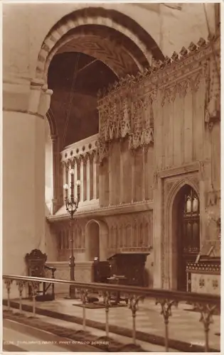 BR68775 Abtei Teil von Rood Screen St Albans UK Richter 2575 Echtfoto