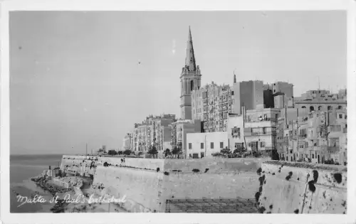 BR57329 Malta St Paul s Cathedral Malta