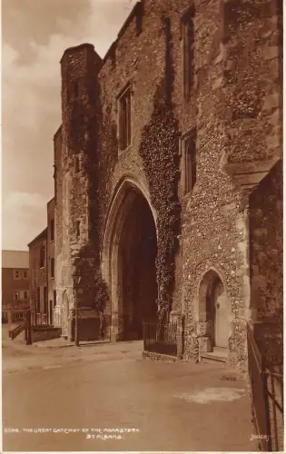 BR68773 St Albans das große Tor des Klosters UK Richter 2506 Echtfoto