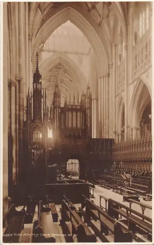 BR68762 aussehender West York Minster Chor UK Richter 2354 Echtfoto