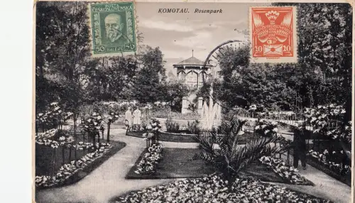 B81955 Chomutov komotau resenpark Tschechien Vorder-/Rückbild