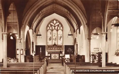 BR67248 St Martin s Church Bladon Echtfoto UK 14x9cm