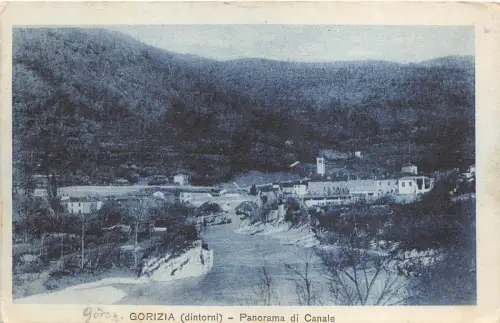 B22120 Gorizia Panorama di Canale dintorni