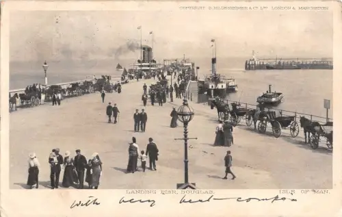 BR70348 Landing Pier Douglas Isle of Man UK