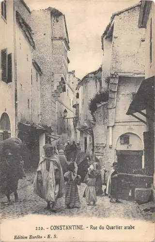 BF8769 rue du quartier arabe constantine types algeria Algerien