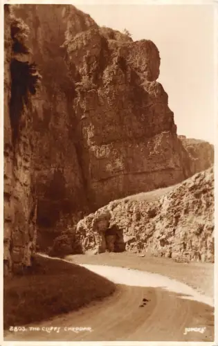 BR68787 the cliffs cheddar uk richters 2803 real photo