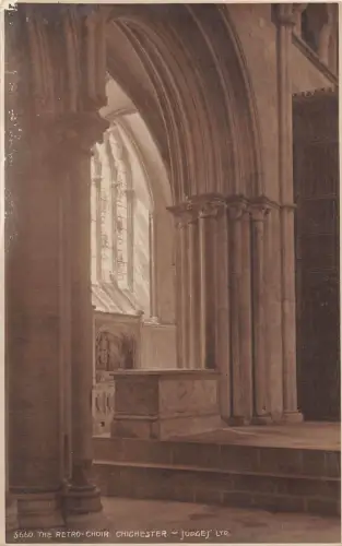 BR69319 der Retro Chor Chichester UK Richter 5660 Echtfoto
