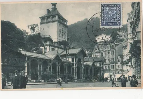 B77900 karlovy variant karlsbad namesti tschechien scan vorder-/rückbild