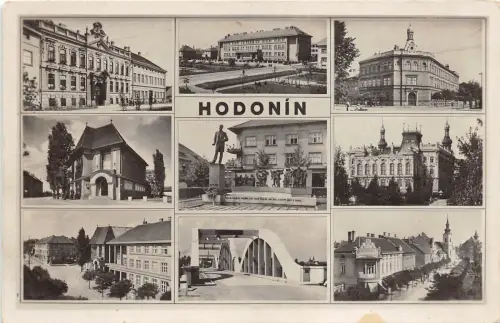 B2719 Tschechien Hodonin Multiple Views PPC Front/Back Scan