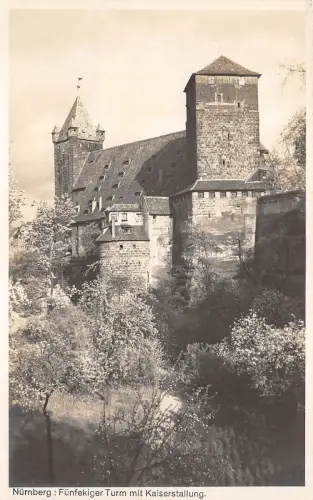 B4556 Germany Nürnberg Funfekiger Turm Front/Back Scan