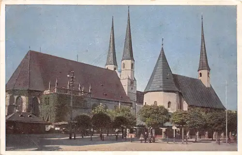 B2414 Germany Altotting Gnadenkapelle und Stifts Stadtpfarrkirc Front/Back Scan