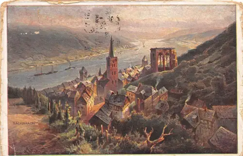 BF34769 Bacharach Germany Front/Back Scan