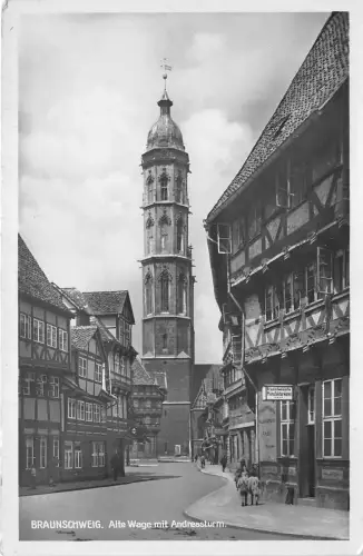 B4259 Germany Braunschweig Alte Lohn mit Andreasturm Front/Back Scan
