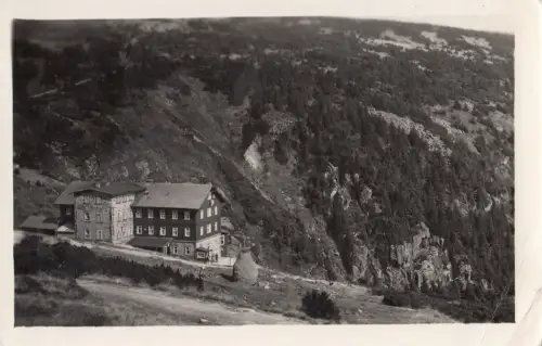 B77921 krkonose bouda u lanskkeho Karkono Tschechien Scan Vorder-/Rückbild